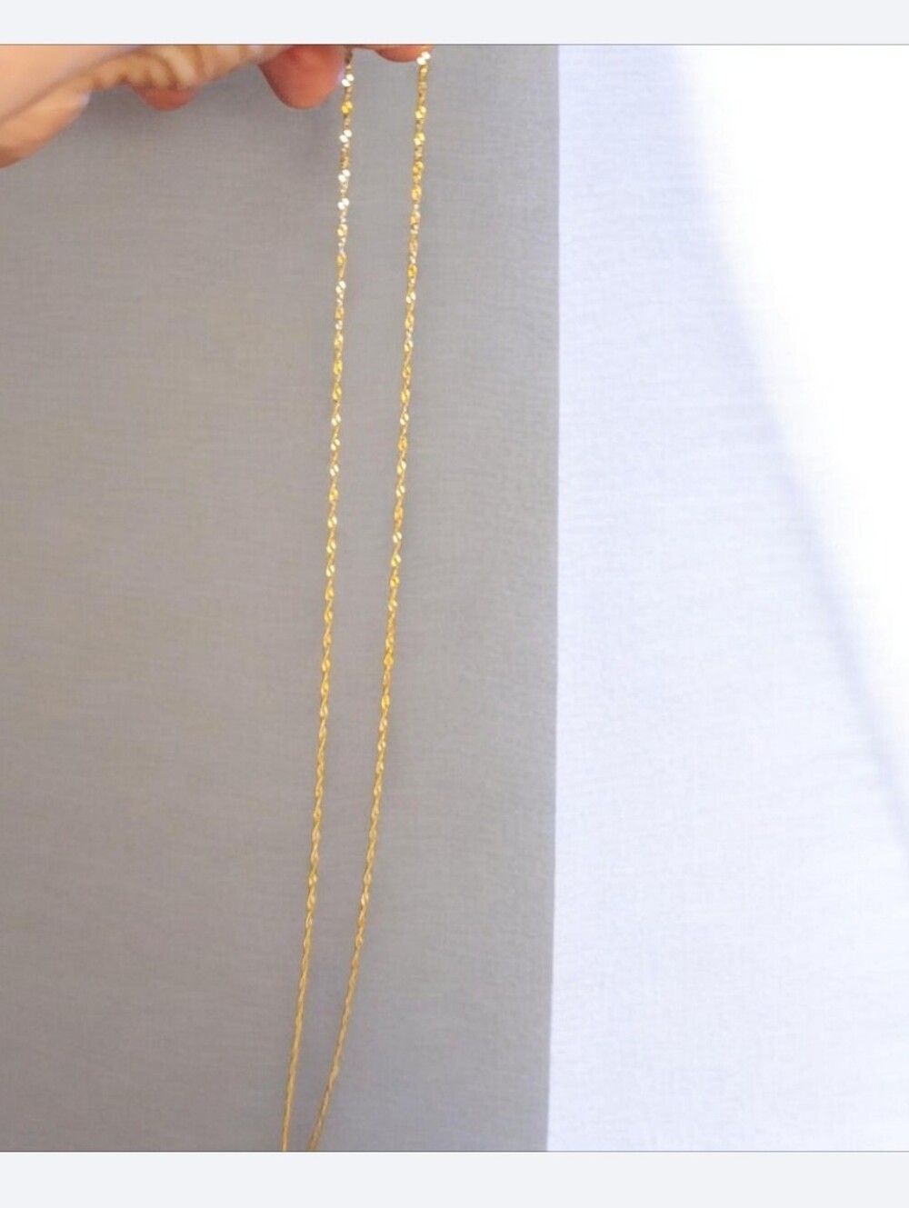 Vintage & Firm 14K Singapore Link 18" Chain ● EUC